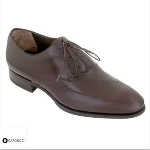 Caporicci 9919 Wingtip Oxfords Black Caporicci 9919 Wingtip Oxfords Blue |MensDesignerShoe.com main image 2
